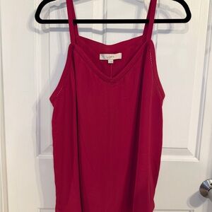 LOFT Women's Red Camisole